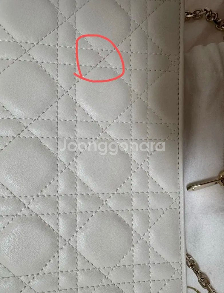 디올 레이디 체인 파우치--3