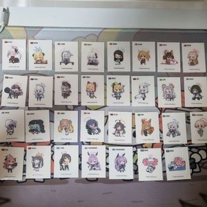 블루아카이브 띠부씰 1,2 웨하스 카드