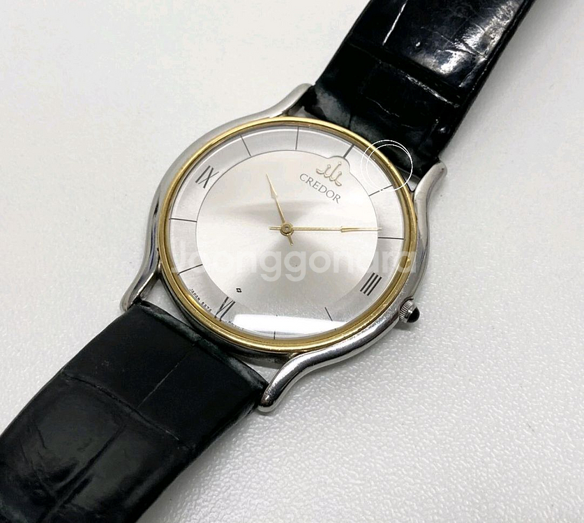 크레도르18k골드베젤 33mm남녀공용 하이엔드--7