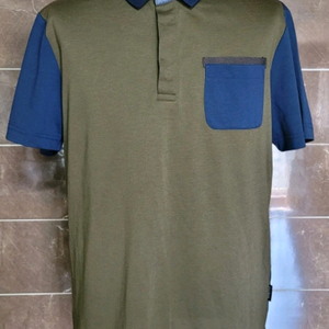 남성100사이즈 엘르골프 신축성좋은 반팔티(앞뒤반전)