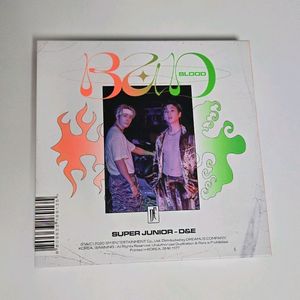 슈퍼주니어 디앤이 D&E Bad Blood 앨범 풀구성
