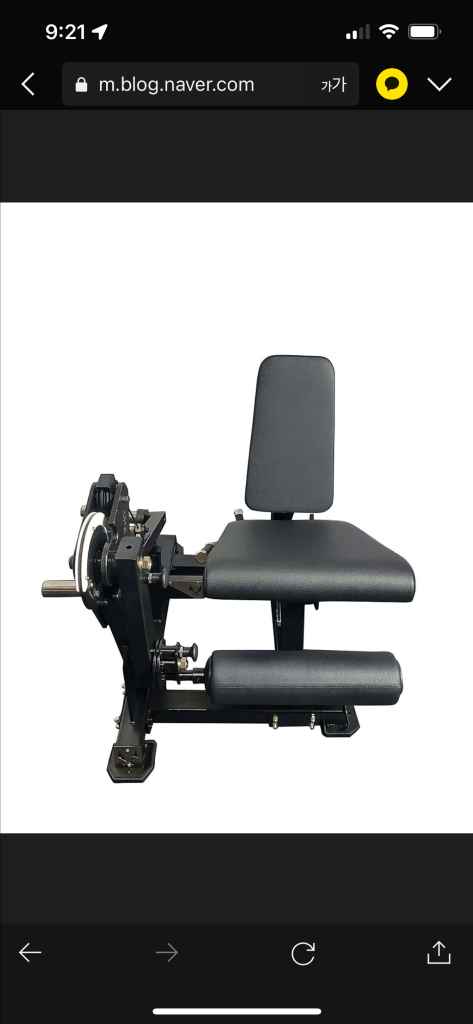 블랙벳 레그 익스텐션 컬 머신 이미지