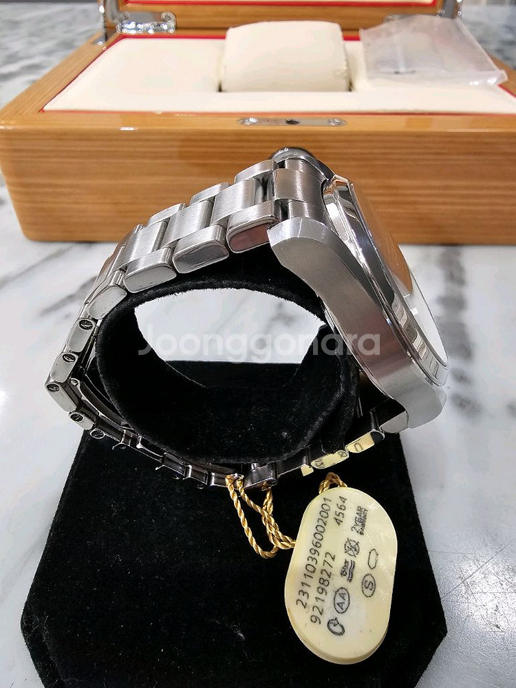 오메가 아쿠아테라 은판 쿼츠 남성 메탈 시계(상태양호)--2
