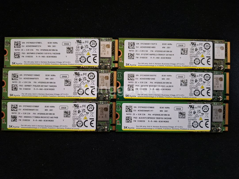하이닉스 BC901 M.2 NVME SSD 256GB--0