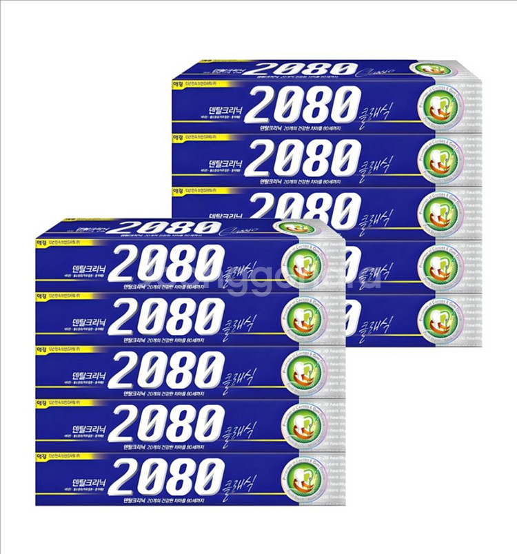 2080 클래식치약 170g 10개--1