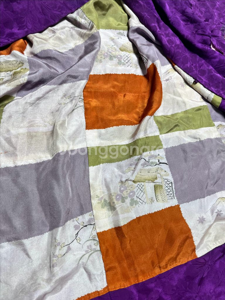 빈티지 하오리 기모노 전쟁 전(추정) / 가몬--1