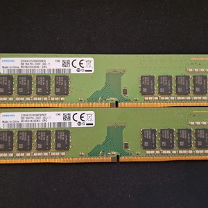삼성 메모리 DDR4 2400T 16GB(8GB두개)