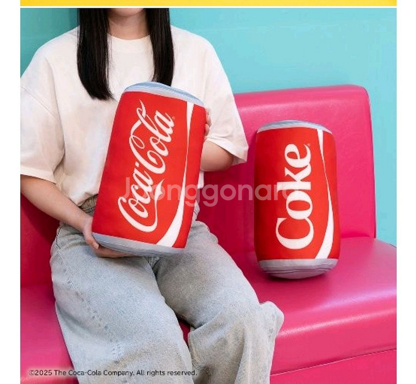 타이토쿠지 Coke 코카콜라 B상 냉감쿠션 인형 굿즈--0