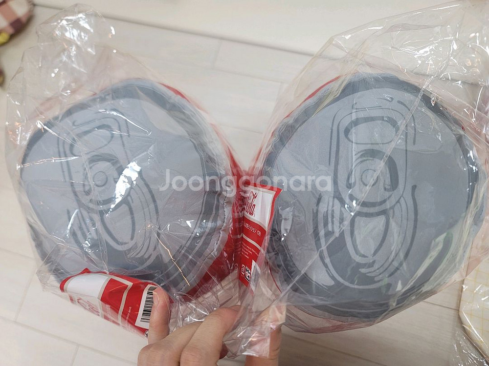 타이토쿠지 Coke 코카콜라 B상 냉감쿠션 인형 굿즈--3