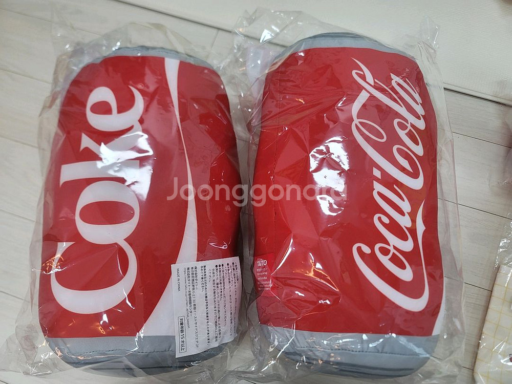 타이토쿠지 Coke 코카콜라 B상 냉감쿠션 인형 굿즈--2