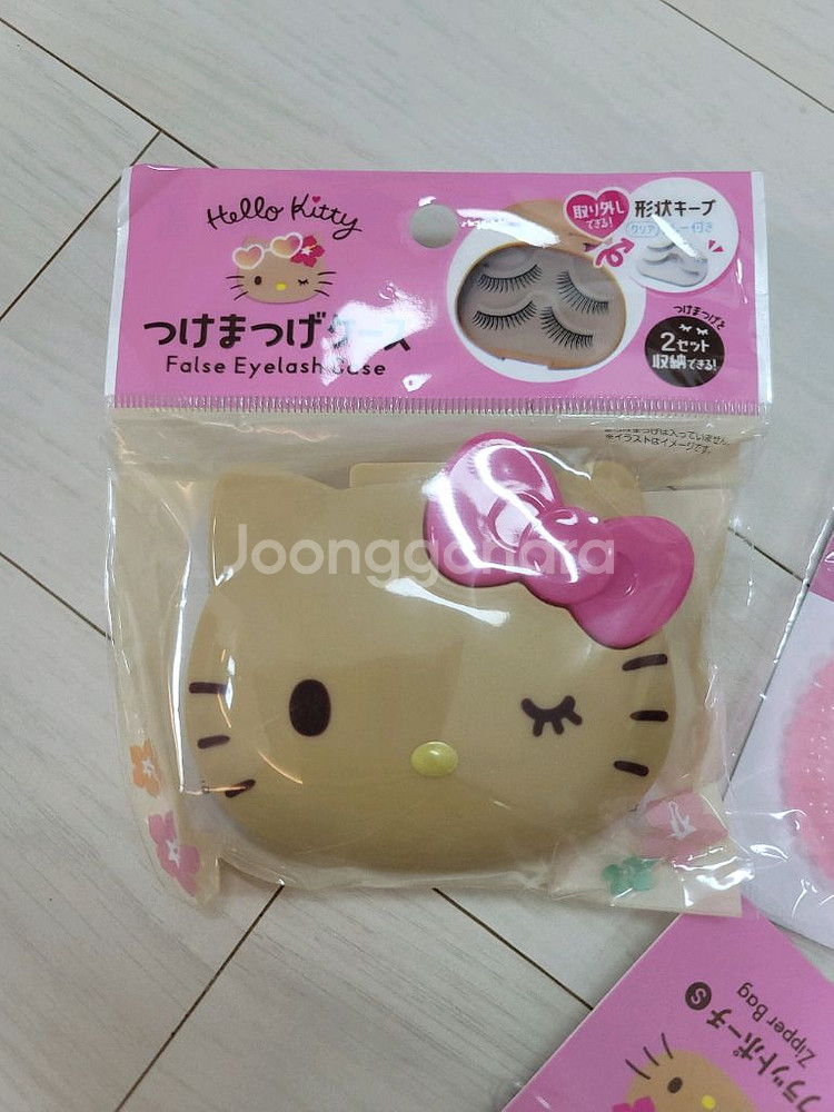 태닝키티 케이스 보관통 머리끈 인형 파우치 pvc--1
