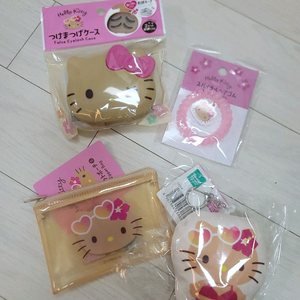 태닝키티 케이스 보관통 머리끈 인형 파우치 pvc