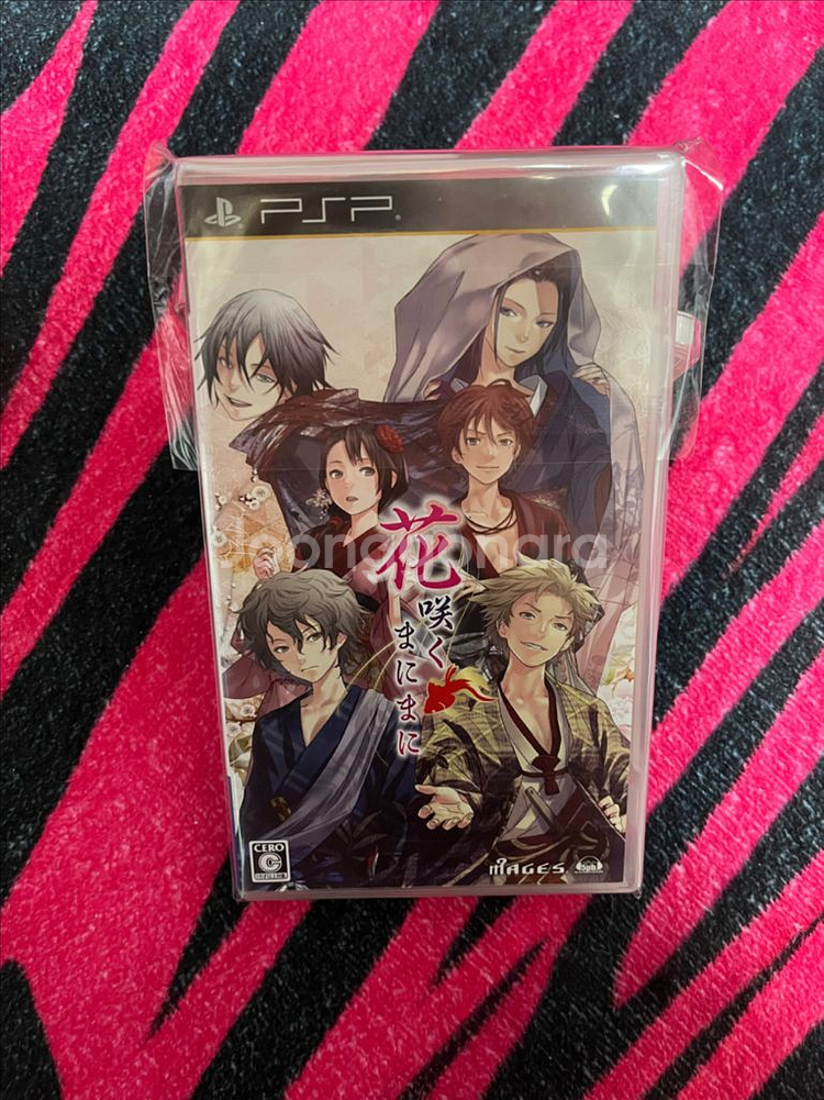 PSP 꽃 피는 대로 하나마니 일본판 여성향 오토메 게--0