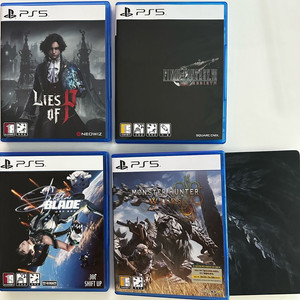ps5 몬스터헌터 와일즈, 스텔라블레이드, p의거짓 등