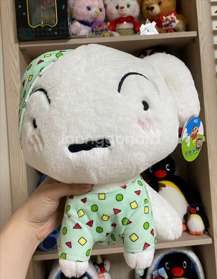 짱구는못말려) 흰둥이 파자마 잠옷 중형인형--0
