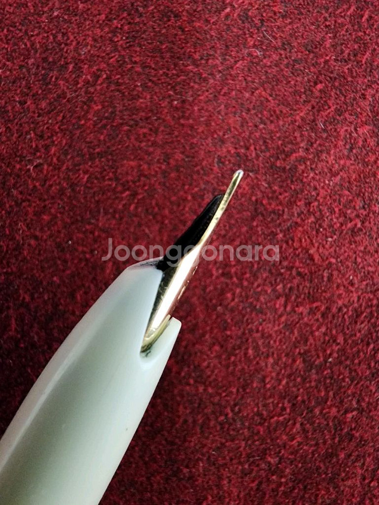 만년필 세일러 빈티지 가죽배럴 18K F닙--6