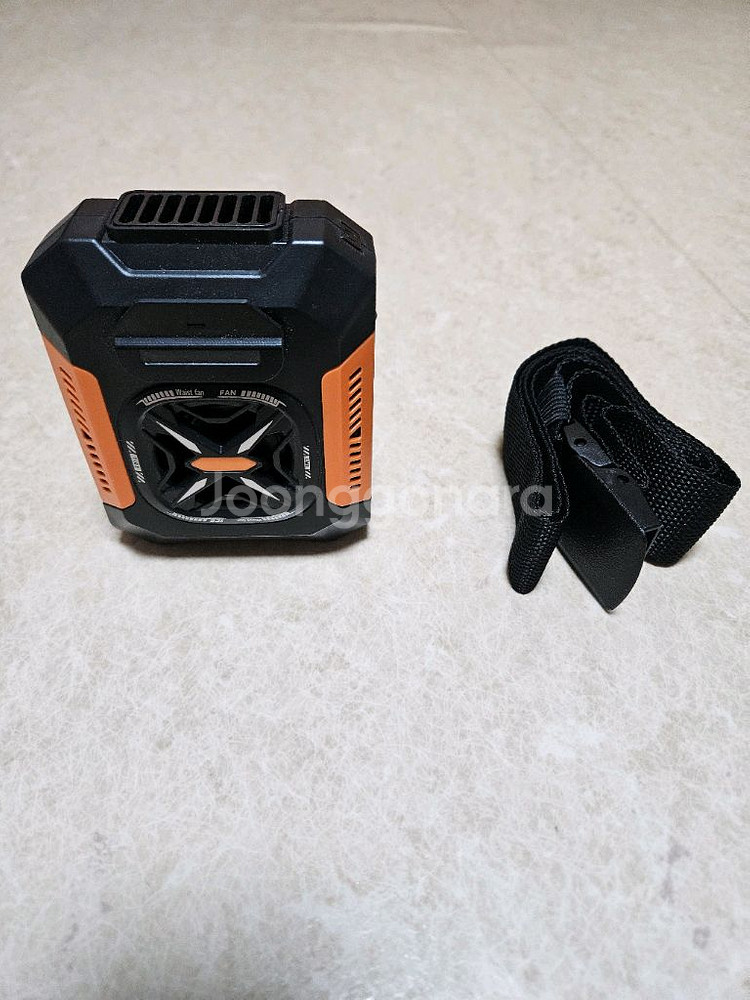 휴대용 허리 선풍기 거의 새거 팝니다--1