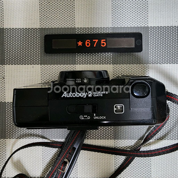 캐논 오토보이 2 데이터백 필름카메라--1