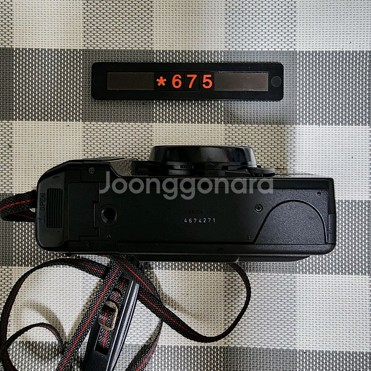 캐논 오토보이 2 데이터백 필름카메라--3