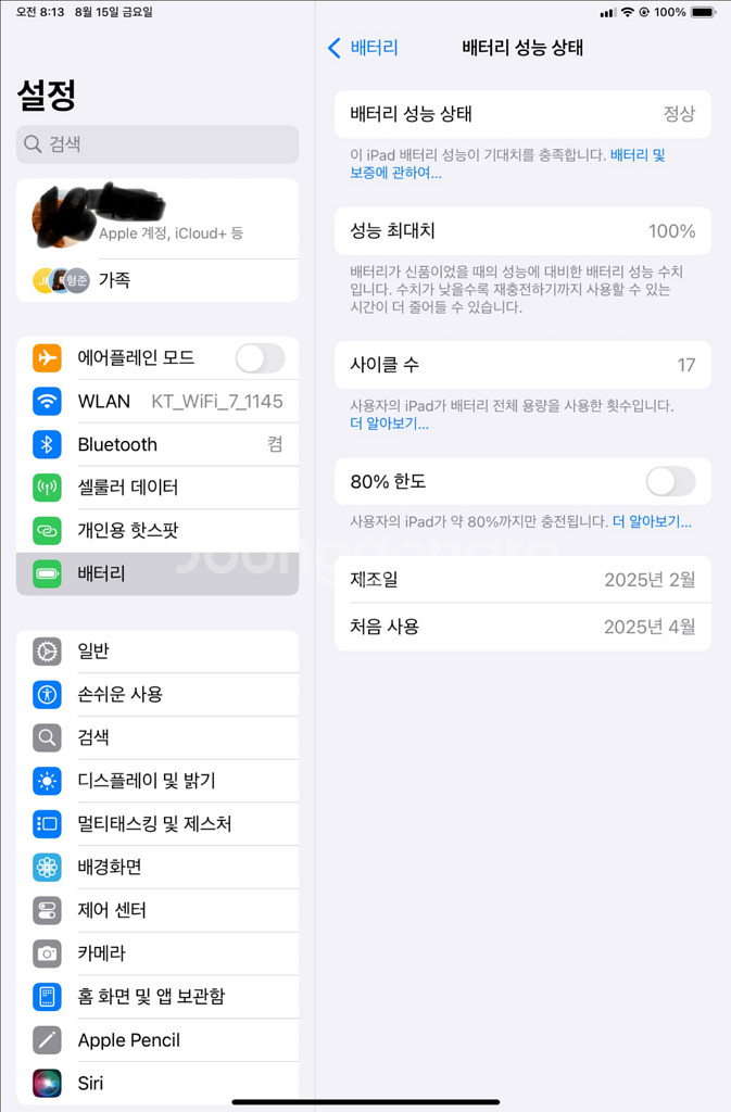 아이패드 미니7 A17PRO 256G 셀룰러--2