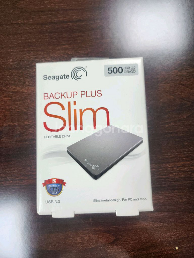Seagate 슬림 외장하드 500G--0