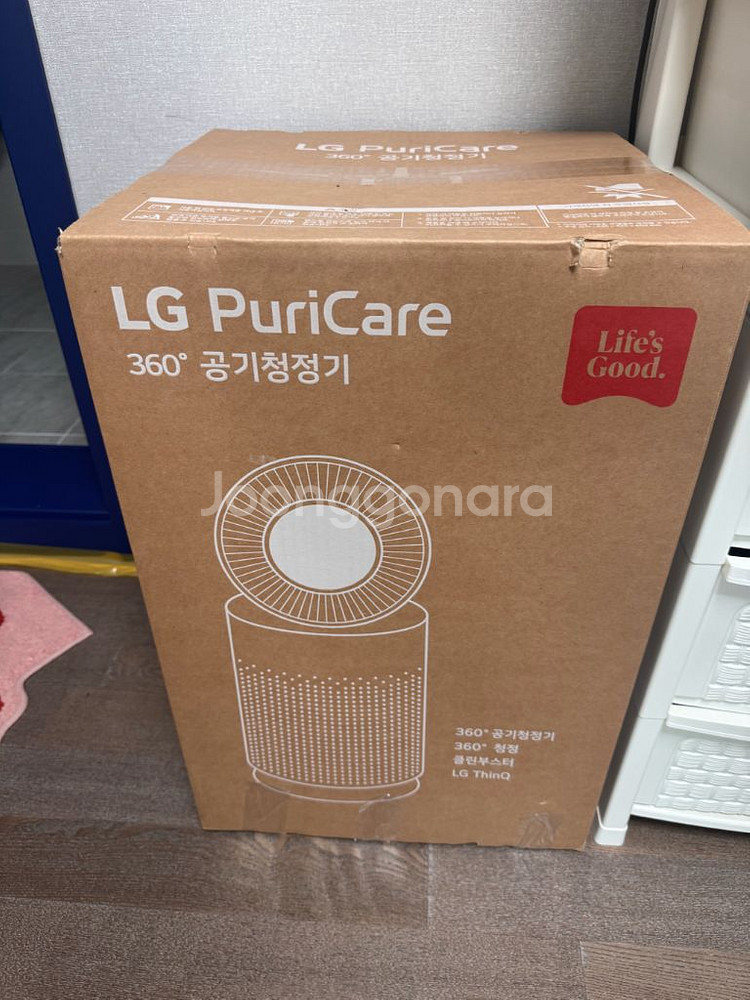 LG전자 퓨리케어 360도 오브제컬렉션 공기청정기--5