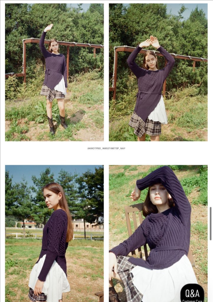 세컨드아르무아 margo knit m사이즈 이미지