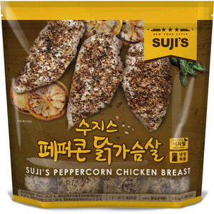 (가격내림) 수지스 페퍼콘 닭가슴살 1.8kg