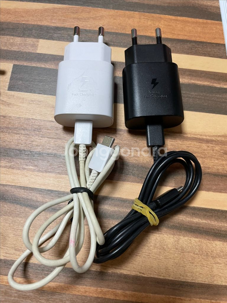 삼성 고속 충전기+케이블 C to C 타입--0