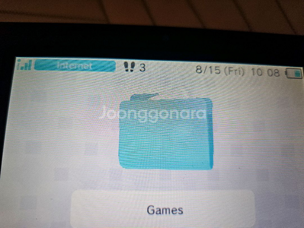 북미판 닌텐도 3DS XL 레드 본체 only--4