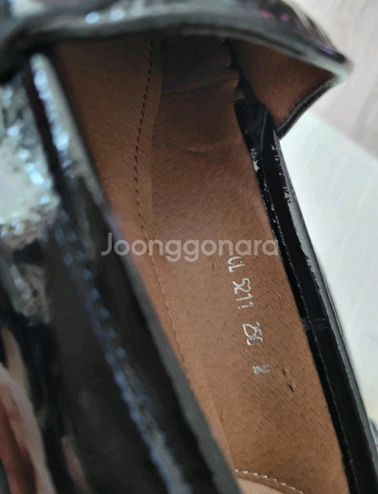 (새상품) 250 오브엠 에나멜 단화--3