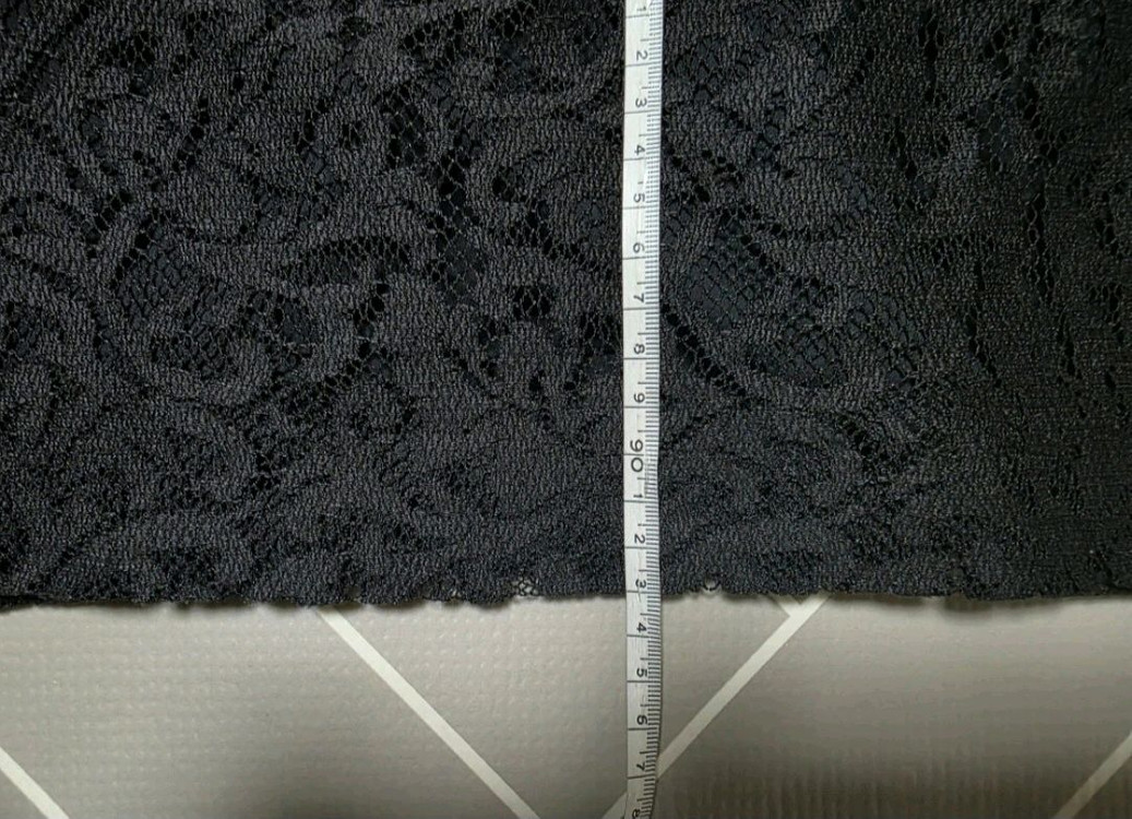 (새것수준)~95 인디안 세정 블랙레이스 원피스 이미지