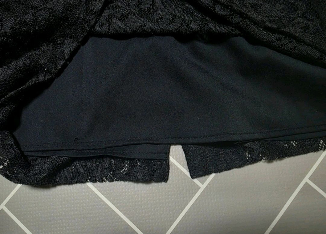 (새것수준)~95 인디안 세정 블랙레이스 원피스 이미지