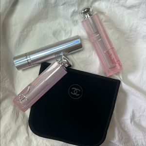 정품 샤넬 립스틱 쿠션 화장품 틴트 미니 파우치