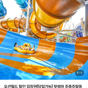 오션월드 소인 실외락카 종일권 8월31일까지