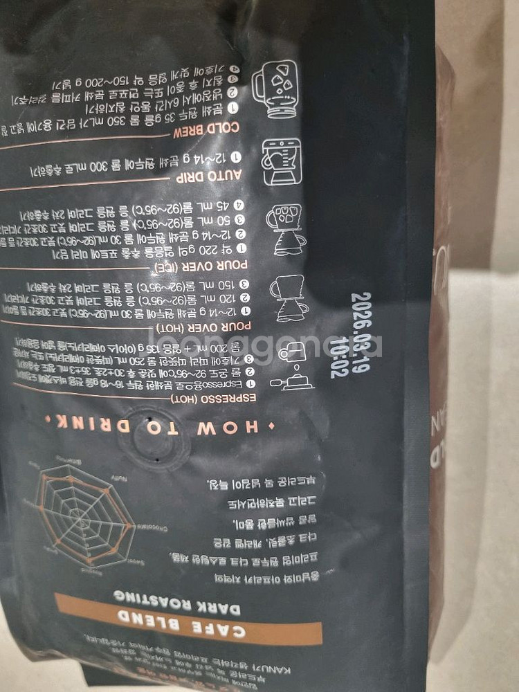 카누 카페 블렌드 다크 로스팅 1.13kg 미개봉 새제--2