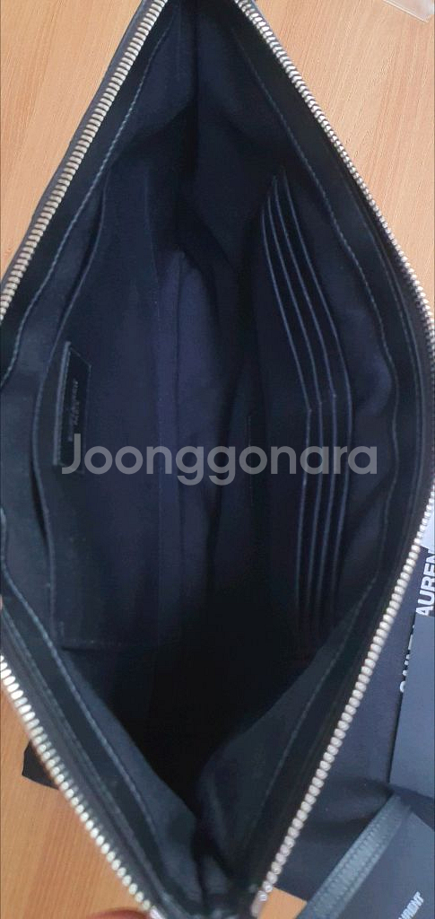 입생로랑 클러치백 라지 은장 새상품급 정품(영수증O)--8