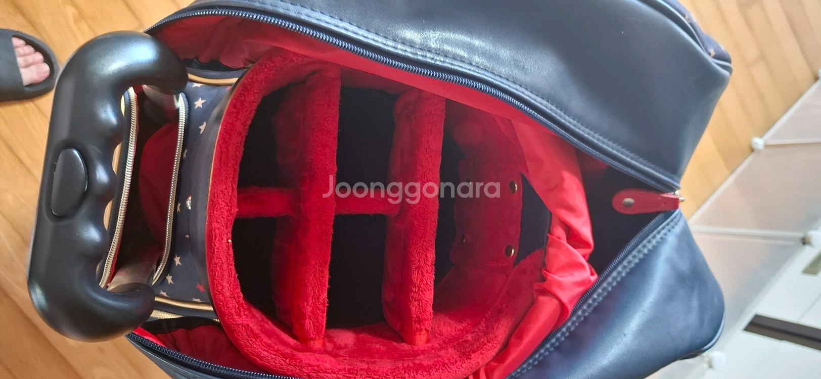 PING 정품 휠 캐디백--7