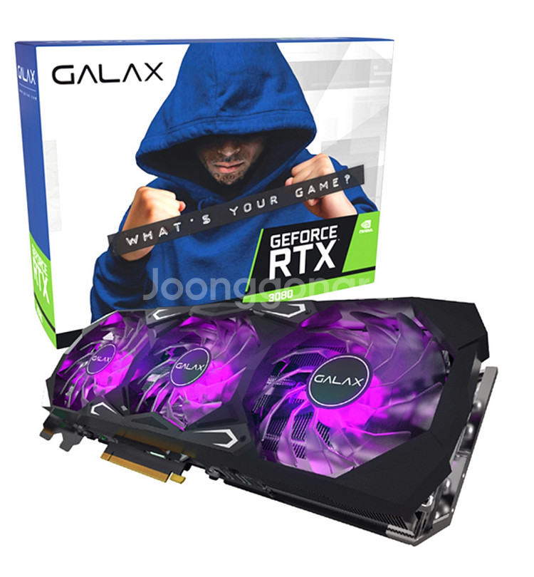 갤럭시 RTX 3080 D6X 10GB 그래픽카드--8