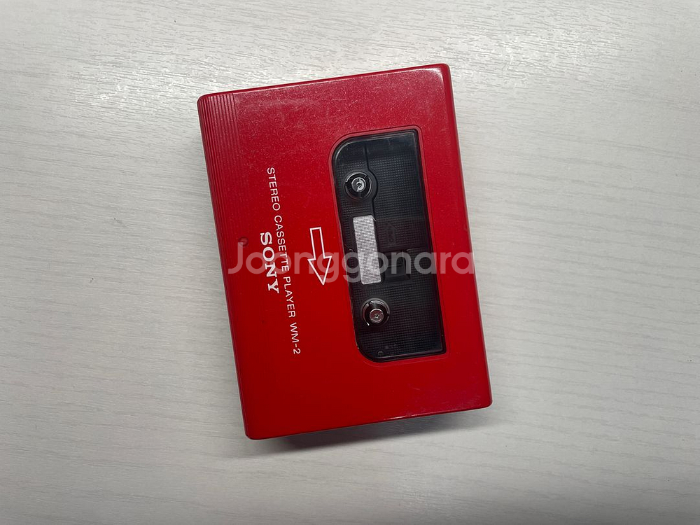 Sony Walkman 워크맨 WM-2 레드 (정상작동--1