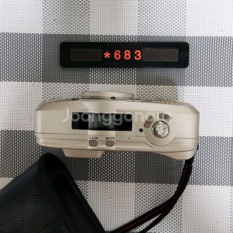 삼성 캐녹스 105 QS 필름카메라 파우치포함--1