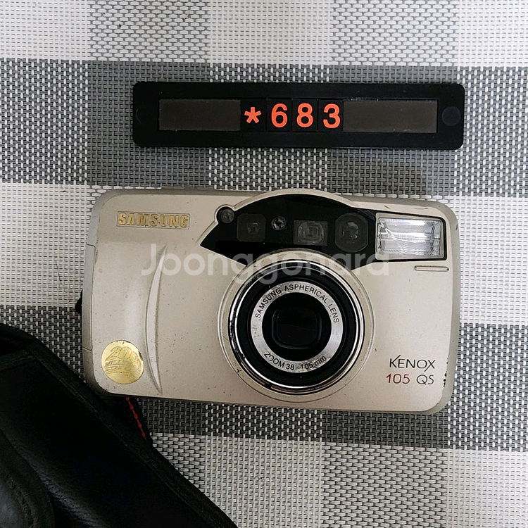 삼성 캐녹스 105 QS 필름카메라 파우치포함--0