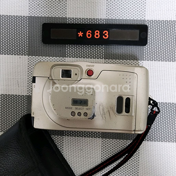 삼성 캐녹스 105 QS 필름카메라 파우치포함--2