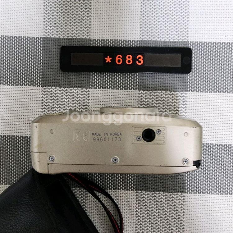 삼성 캐녹스 105 QS 필름카메라 파우치포함--3