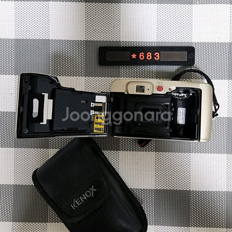 삼성 캐녹스 105 QS 필름카메라 파우치포함--4