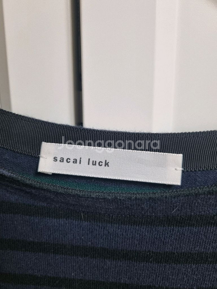 사카이럭 미디 면 원피스 스몰 44사이즈 sacai--2