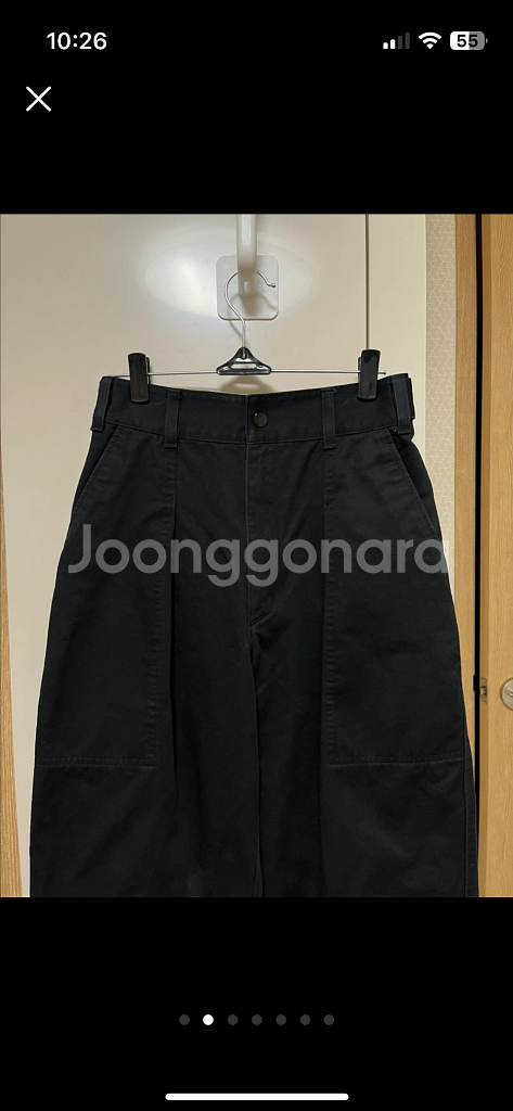 유니클로 U 베이커 팬츠 유메르 비죠 와이드 팬츠 치노--1