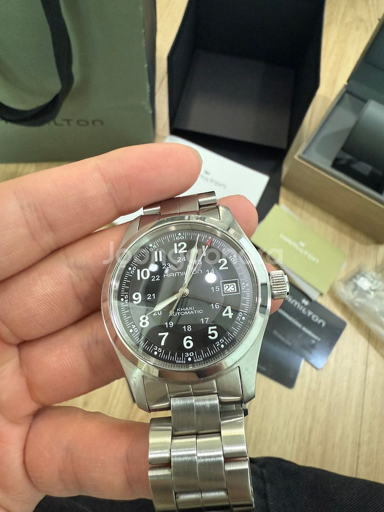 해밀턴 카키필드 오토 38mm--4