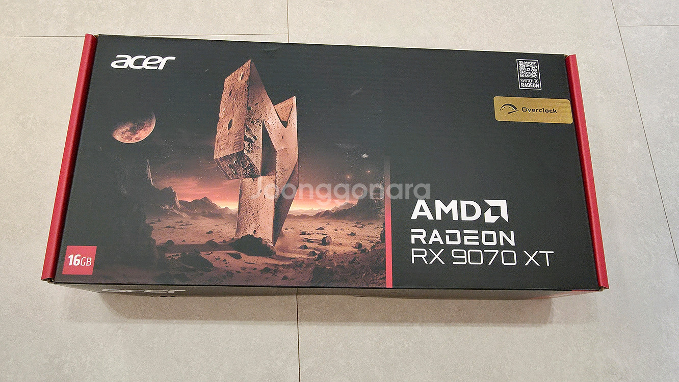 Acer Nitro RX 9070 XT 그래픽카드--0