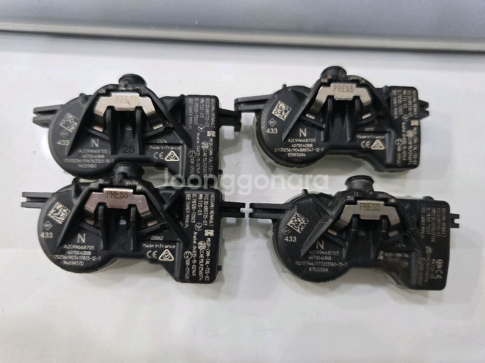 부산 Qm6 sm6 순정 TPMS 4개 판매합니다 품--0